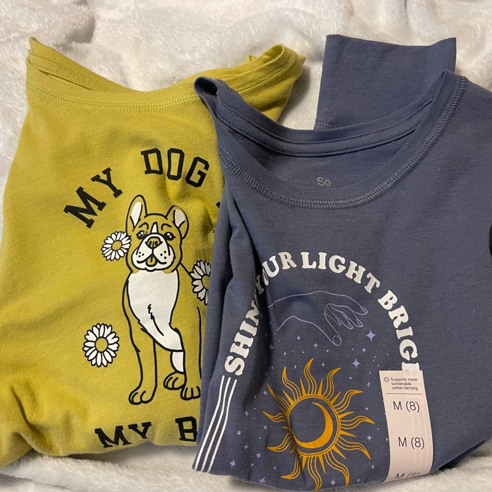 2 Pack NWT Girls Long Sleeve